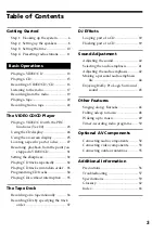 Preview for 3 page of Sony LBT-LV100AV Operating Instructions Manual