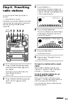 Preview for 11 page of Sony LBT-LV100AV Operating Instructions Manual