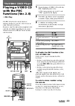 Preview for 23 page of Sony LBT-LV100AV Operating Instructions Manual