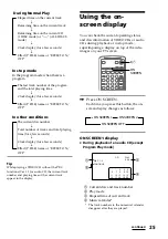 Preview for 25 page of Sony LBT-LV100AV Operating Instructions Manual