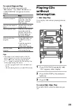 Preview for 35 page of Sony LBT-LV100AV Operating Instructions Manual