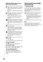 Preview for 38 page of Sony LBT-LV100AV Operating Instructions Manual