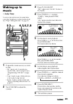 Предварительный просмотр 49 страницы Sony LBT-LV100AV Operating Instructions Manual