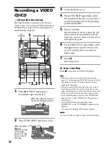 Предварительный просмотр 14 страницы Sony LBT-LV60 Operating Instructions Manual