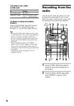 Preview for 16 page of Sony LBT-LV60 Operating Instructions Manual