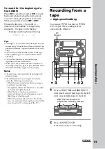 Предварительный просмотр 19 страницы Sony LBT-LV60 Operating Instructions Manual