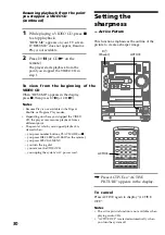 Preview for 30 page of Sony LBT-LV60 Operating Instructions Manual