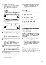 Предварительный просмотр 37 страницы Sony LBT-LV60 Operating Instructions Manual