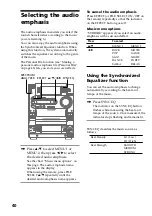 Предварительный просмотр 40 страницы Sony LBT-LV60 Operating Instructions Manual