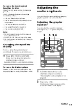 Предварительный просмотр 41 страницы Sony LBT-LV60 Operating Instructions Manual