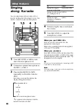 Предварительный просмотр 44 страницы Sony LBT-LV60 Operating Instructions Manual