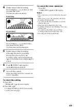 Предварительный просмотр 49 страницы Sony LBT-LV60 Operating Instructions Manual