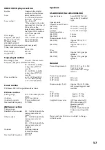 Preview for 57 page of Sony LBT-LV60 Operating Instructions Manual