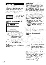 Preview for 2 page of Sony LBT-LX3 Operating Instructions Manual
