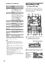 Preview for 12 page of Sony LBT-LX3 Operating Instructions Manual