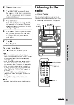 Preview for 13 page of Sony LBT-LX3 Operating Instructions Manual