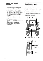 Предварительный просмотр 16 страницы Sony LBT-LX3 Operating Instructions Manual