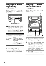 Предварительный просмотр 20 страницы Sony LBT-LX3 Operating Instructions Manual