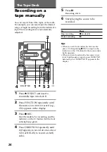 Предварительный просмотр 24 страницы Sony LBT-LX3 Operating Instructions Manual