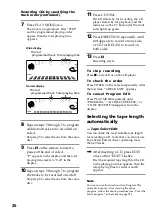 Предварительный просмотр 26 страницы Sony LBT-LX3 Operating Instructions Manual