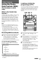 Предварительный просмотр 33 страницы Sony LBT-LX3 Operating Instructions Manual