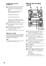 Preview for 36 page of Sony LBT-LX3 Operating Instructions Manual