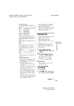 Preview for 19 page of Sony LBT-SH2000 Operating Instructions Manual