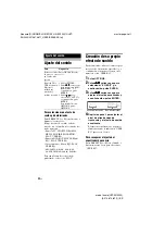 Preview for 54 page of Sony LBT-SH2000 Operating Instructions Manual