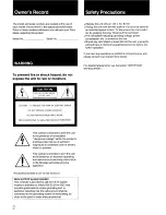 Preview for 2 page of Sony LBT-V102 Operating Instructions Manual