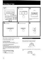 Предварительный просмотр 12 страницы Sony LBT-V102 Operating Instructions Manual