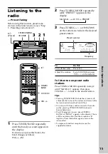 Предварительный просмотр 15 страницы Sony LBT-V3900 Operating Instructions Manual