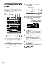 Предварительный просмотр 16 страницы Sony LBT-V3900 Operating Instructions Manual