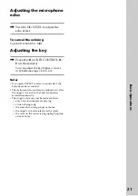 Предварительный просмотр 21 страницы Sony LBT-V3900 Operating Instructions Manual