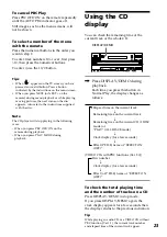 Preview for 23 page of Sony LBT-V3900 Operating Instructions Manual