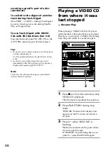 Предварительный просмотр 30 страницы Sony LBT-V3900 Operating Instructions Manual