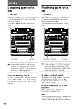 Preview for 40 page of Sony LBT-V3900 Operating Instructions Manual