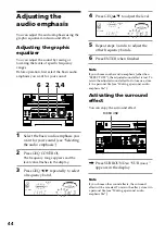 Предварительный просмотр 44 страницы Sony LBT-V3900 Operating Instructions Manual