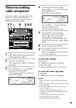 Preview for 49 page of Sony LBT-V3900 Operating Instructions Manual