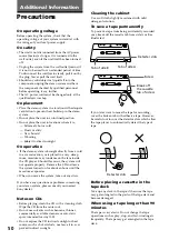 Предварительный просмотр 50 страницы Sony LBT-V3900 Operating Instructions Manual