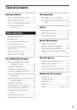 Preview for 3 page of Sony LBT-V4800R Operating Instructions Manual