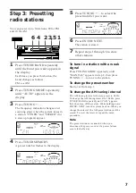 Предварительный просмотр 7 страницы Sony LBT-V4800R Operating Instructions Manual