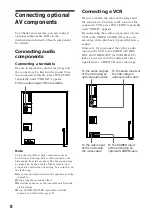 Preview for 8 page of Sony LBT-V4800R Operating Instructions Manual