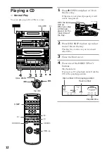 Preview for 12 page of Sony LBT-V4800R Operating Instructions Manual