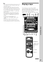 Предварительный просмотр 17 страницы Sony LBT-V4800R Operating Instructions Manual