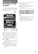 Предварительный просмотр 37 страницы Sony LBT-V4800R Operating Instructions Manual