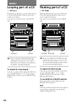 Предварительный просмотр 40 страницы Sony LBT-V4800R Operating Instructions Manual