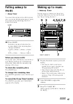 Preview for 47 page of Sony LBT-V4800R Operating Instructions Manual