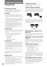 Preview for 50 page of Sony LBT-V4800R Operating Instructions Manual