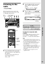 Preview for 19 page of Sony LBT-V8900AV Operating Instructions Manual