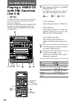 Предварительный просмотр 26 страницы Sony LBT-V8900AV Operating Instructions Manual